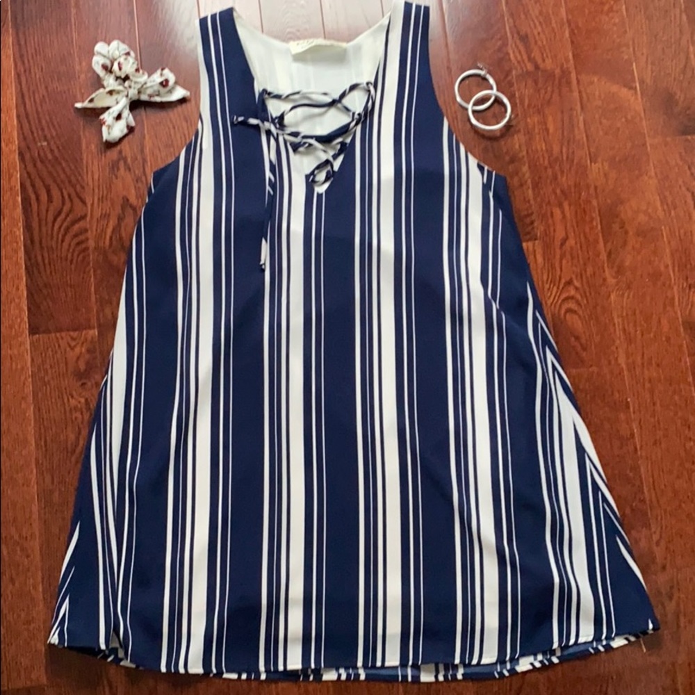 Nautical Navy Striped Dress